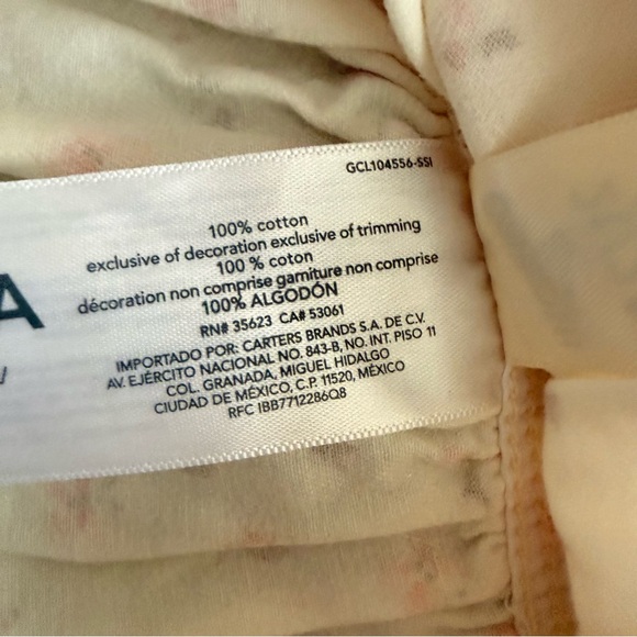 OshKosh B'gosh Floral Overall Dress size 2t - Picture 6 of 6